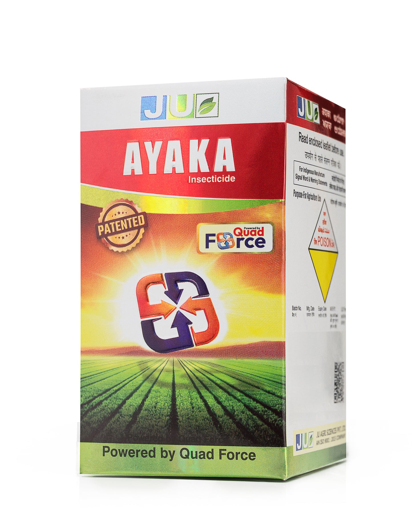 JU AYAKA - Emamectin Benzoate 1.25% + Lambda Cyhalothrin 1.5% + Bifenthrin 4.5% EC | Insecticide