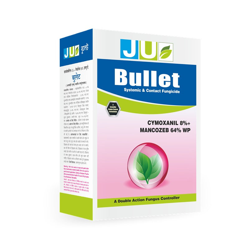 JU BULLET | Cymoxanil 8% + Mancozeb 64% WP | Fungicide